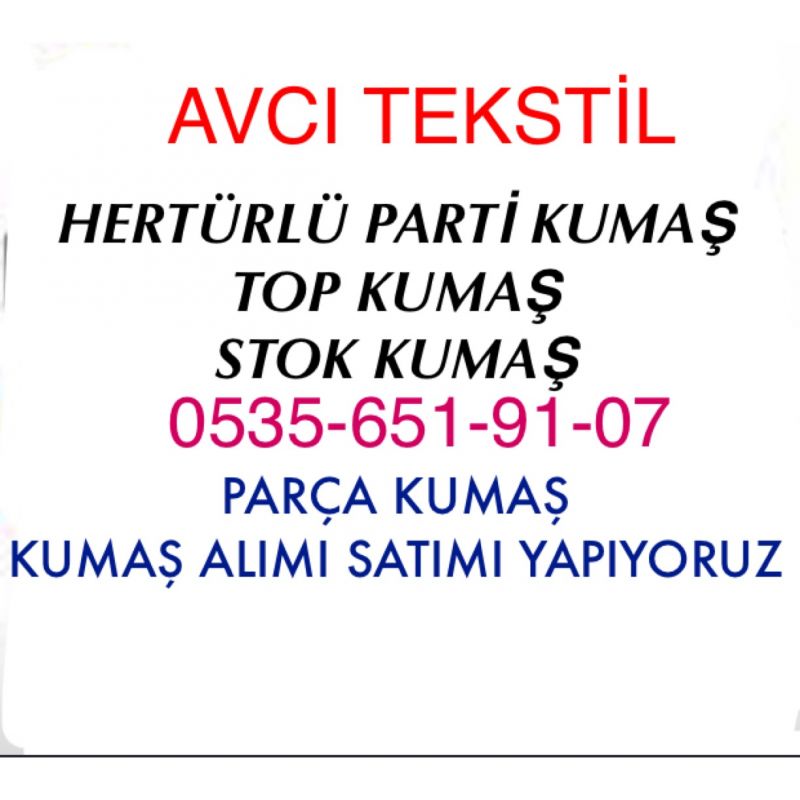 Zeytinburnu Parti Kumaşçılar |05322482372|