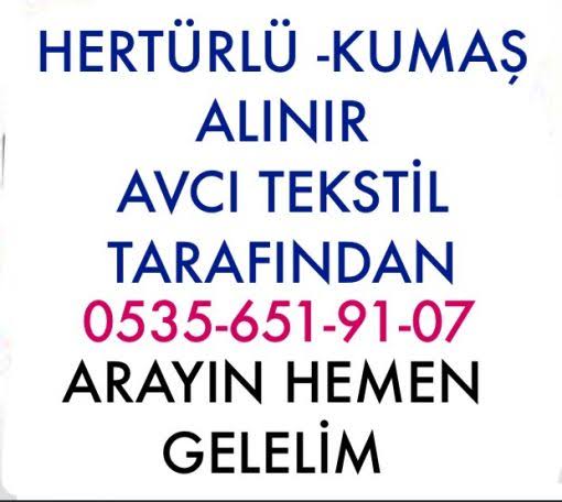 Kumaş Alan Firmadır |05356519107|